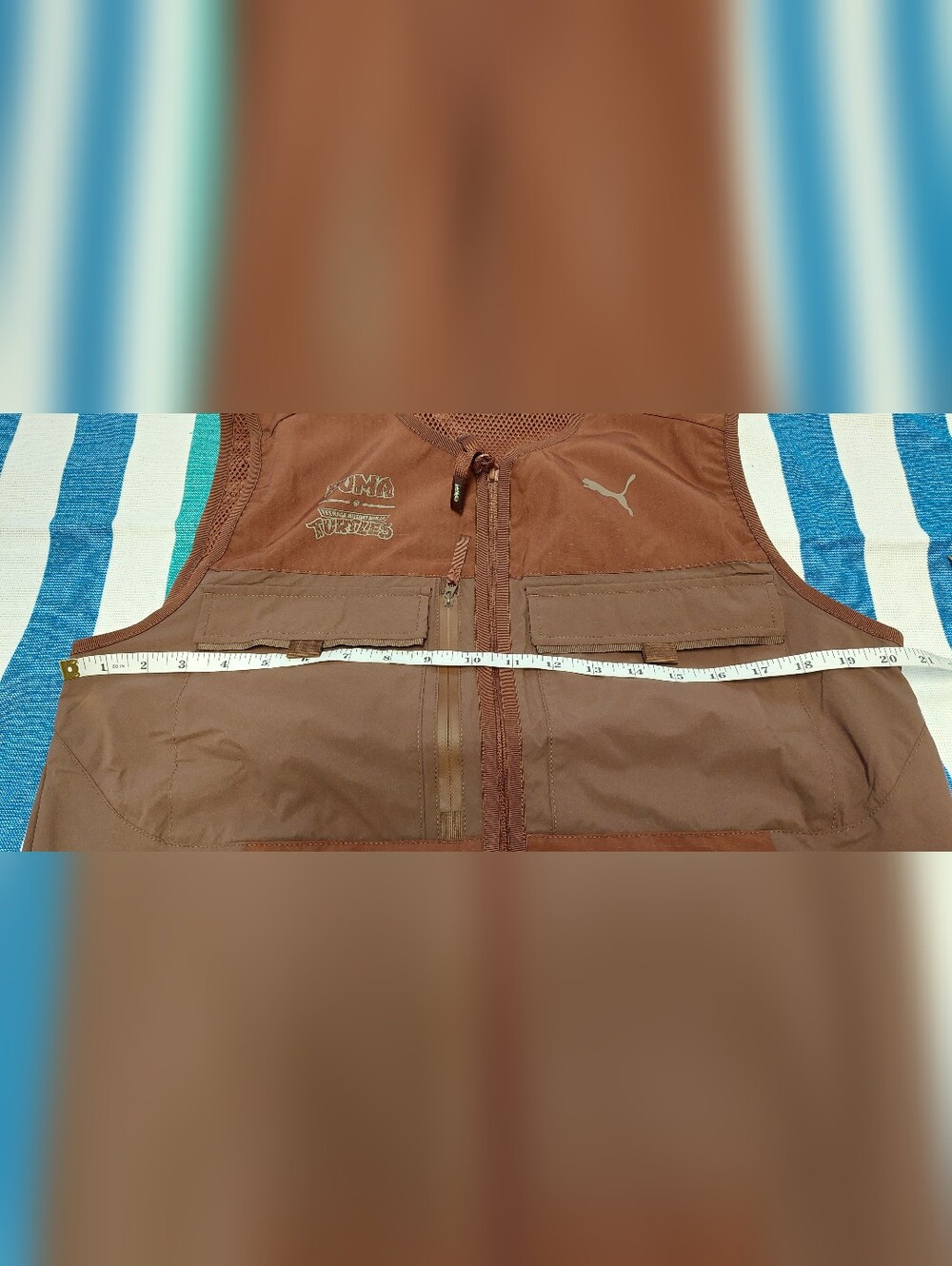 PUMA Men's Rust Brown Utility Vest - Picture 10 of 11